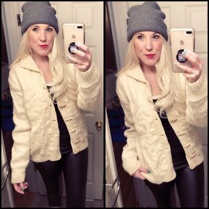 Cozy, toggle, sweater jacket!!